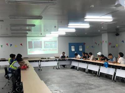 雙節(jié)前夕，東方日升義烏生產基地開展安全大行動 教育咨詢與管理并重